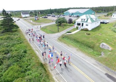 Tor Bay Acadien Society - 2016 Festival Savalette: Tintamarre marchers