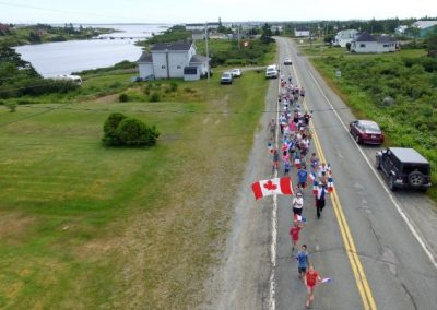 Tor Bay Acadien Society - 2016 Festival Savalette: Tintamarre marchers