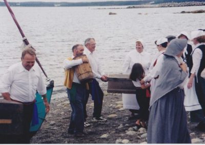 Tor Bay Acadien Society - reenactment of the 1797 arrival of Acadian families from Chezzetcook by land and sea.