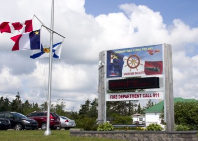 Société acadienne de Tor Bay -La-Savalette-enseigne communautaire